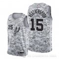 Camiseta Quinndary Weatherspoon #15 San Antonio Spurs Earned 2019-20 Camuflaje