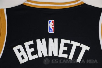 Camiseta Bennett #15 Toronto Raptors Negro Oro