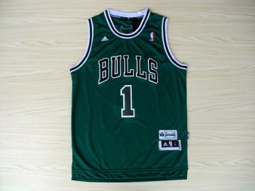 Camiseta Rose #1 Chicago Bulls Verde