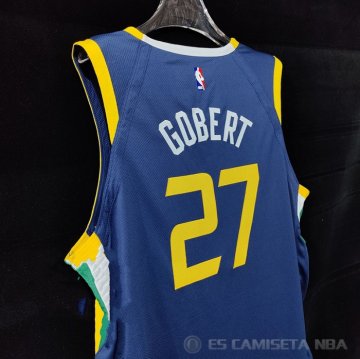 Camiseta Rudy Gobert #27 Utah Jazz Icon Autentico Azul