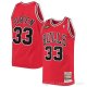 Camiseta Scottie Pippen NO 33 Chicago Bulls 1997-98 NBA Finals Mitchell & Ness Rojo