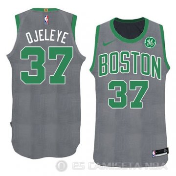 Camiseta Semi Ojeleye #37 Boston Celtics Navidad 2018 Verde