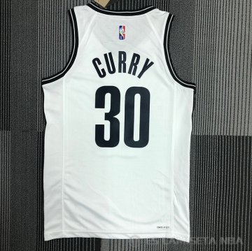 Camiseta Seth Curry #30 Brooklyn Nets Association 2020 Blanco