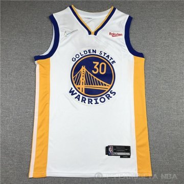 Camiseta Stephen Curry #30 Golden State Warriors Association 2021-22 Blanco