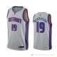 Camiseta Sviatoslav Mykhailiuk #19 Detroit Pistons Statement 2020-21 Gris