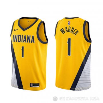 Camiseta T.j. Warren #1 Indiana Pacers Statement 2019-20 Amarillo