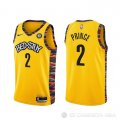 Camiseta Taurean Prince NO 2 Brooklyn Nets Ciudad 2020-21 Amarillo