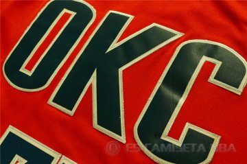 Camiseta Durant #35 Oklahoma City Thunder Naranja