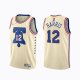 Camiseta Tobias Harris NO 12 Philadelphia 76ers Earned 2020-21 Crema