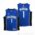 Camiseta Tracy McGrady NO 1 Orlando Magic Association Azul