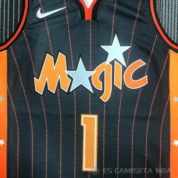 Camiseta Tracy Mcgrady #1 Orlando Magic Ciudad 2021-22 Marron