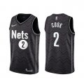 Camiseta Tyler Cook NO 2 Brooklyn Nets Earned 2020-21 Negro