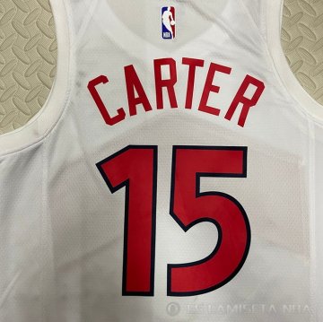 Camiseta Vince Carter #15 Toronto Raptors Association 2022-23 Blanco