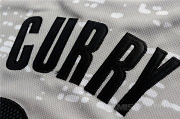 Camiseta Warriors Curry #30 Luces de la ciudad Gris