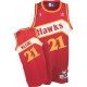 Camiseta Wilkins #21 Atlanta Hawks Rojo