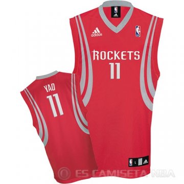 Camiseta Yao #11 Houston Rockets Rojo