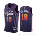 Camiseta Yuta Watanabe #18 Phoenix Suns Ciudad 2023-24 Violeta