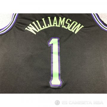 Camiseta Zion Williamson #1 New Orleans Pelicans Ciudad 2023-24 Negro