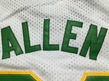 Camiseta retro Allen Sonics #34 Seattle SuperSonics Blanco