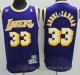 Camiseta retro abdul jabbar #33 Los Angeles Lakers Purpura