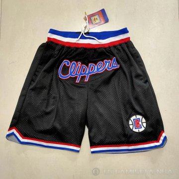 Pantalone Los Angele Clippers Ciudad Just Don 2021-22 Negro