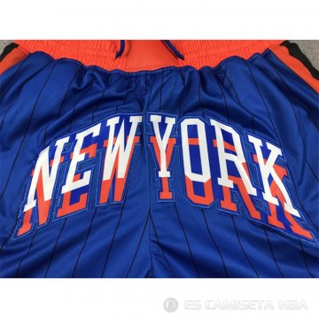 Pantalone New York Knicks Ciudad 2024 Just Don Azul