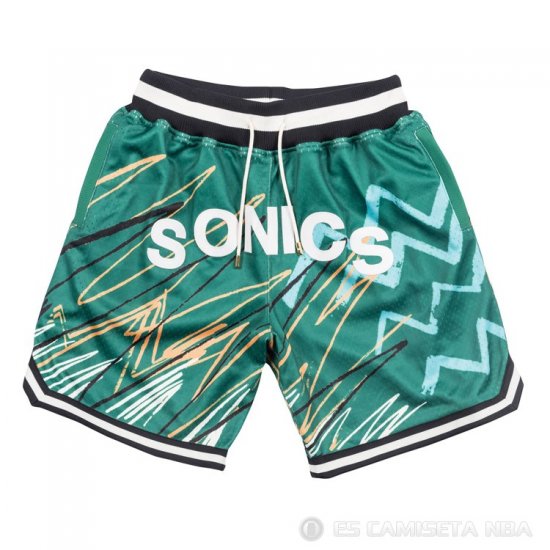 Pantalone Seattle SuperSonics Just Don Verde - Haga un click en la imagen para cerrar