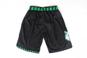 Pantalone retro Minnesota Timberwolves Negro