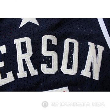 Camiseta Allen Iverson #4 USA 2004 Azul