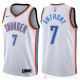 Camiseta Anthony #7 Oklahoma City Thunder Autentico 2017-18 Blanco