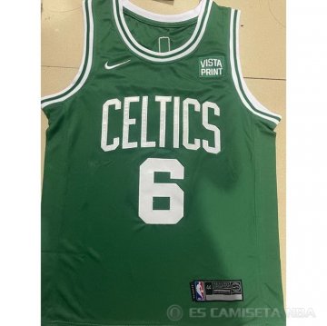 Camiseta Bill Russell #6 Boston Celtics Icon Verde