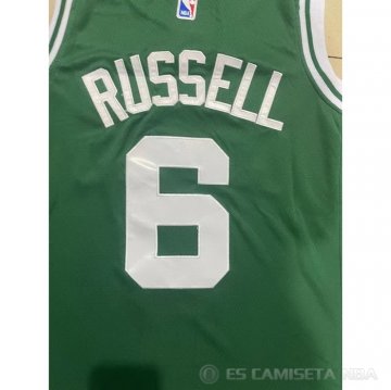 Camiseta Bill Russell #6 Boston Celtics Icon Verde