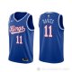 Camiseta Bob Davies #11 Sacramento Kings Classic 1990-1994 Azul