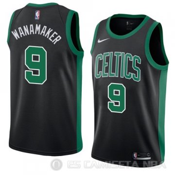 Camiseta Brad Wanamaker #9 Boston Celtics Statement 2017-18 Negro