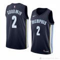 Camiseta Brandon Goodwin #2 Memphis Grizzlies Icon 2018 Azul