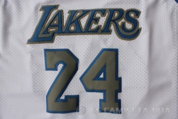 Camiseta Bryant #24 Los Angeles Lakers Ciudad Blanco