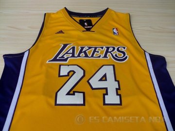 Camiseta Bryant #24 Los Angeles Lakers Amarillo