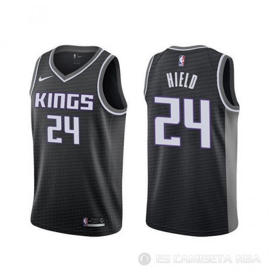 Camiseta Buddy Hield #24 Sacramento Kings Statement Negro - Haga un click en la imagen para cerrar