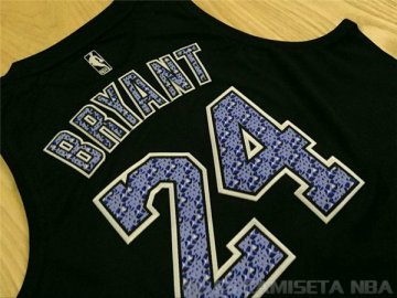 Camiseta Camuflaje Lakers Bryant #24 Negro