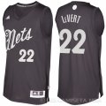 Camiseta Caris Levert #22 Brooklyn Nets Navidad 2016 Negro