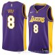 Camiseta Channing Frye #8 Los Angeles Lakers Statement 2018 Violeta