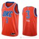 Camiseta Chris Paul NO 3 Oklahoma City Thunder Statement 2021 Naranja