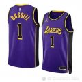 Camiseta D'Angelo Russell #1 Los Angeles Lakers Statement 2022-23 Violeta