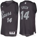 Camiseta Danny Veder #14 San Antonio Spurs Navidad 2016 Negro