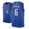 Camiseta DeAndre Jordan #6 Dallas Mavericks Icon 2018 Azul