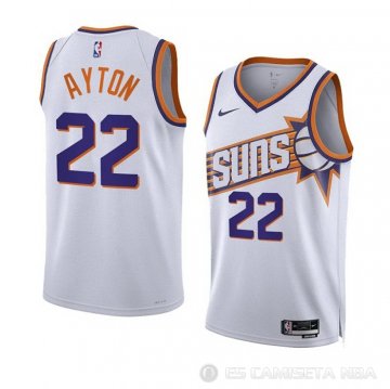 Camiseta Deandre Ayton #22 Phoenix Suns Association 2023-24 Blanco
