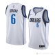 Camiseta Deandre Jordan #6 Dallas Mavericks Association 2018-19 Blanco