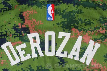 Camiseta Demar Derozan #10 Toronto Raptors Verde