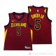 Camiseta Dennis Smith Jr. NO 5 Cleveland Cavaliers Icon 2018 Rojo