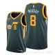 Camiseta Emmanuel Mudiay #8 Utah Jazz Earned Verde